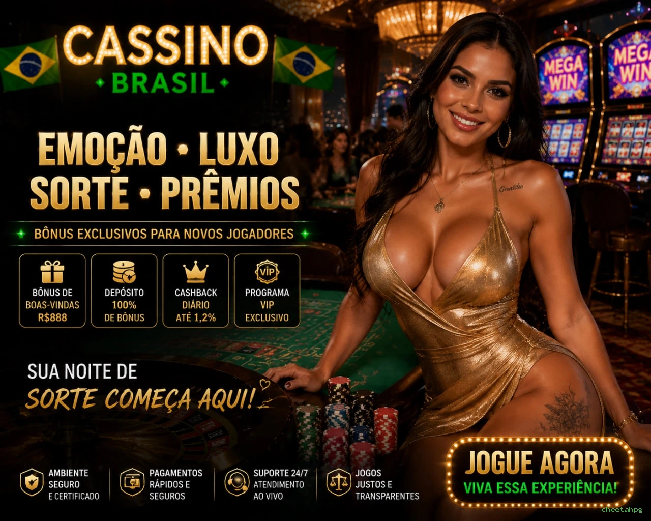 Opções de download da cheetahpg